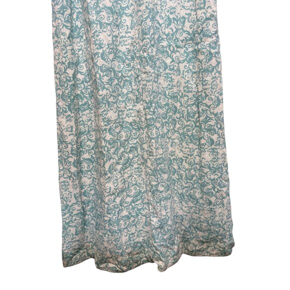 Anthropologie The Irene Linen Long Shirt Dress XXS Puff Sleeve Dainty Prairie - Picture 13 of 16